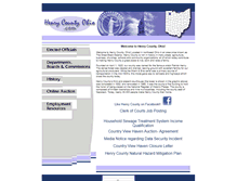 Tablet Screenshot of henrycountyohio.com